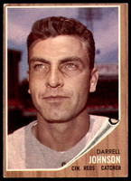 1962 Topps #16 Darrell Johnson Excellent  ID: 194390