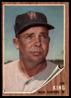 1962 Topps #42 Jim King UER EX Excellent 