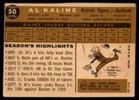 1960 Topps #50 Al Kaline VG  ID: 88816