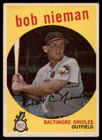 1959 Topps #375 Bob Nieman EX++ Excellent++ 