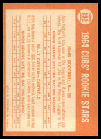 1964 Topps #192 John Boccabella/Billy Cowan Cubs Rookies EX/NM RC Rookie ID: 114064