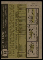 1961 Topps #62 Al Pilarcik Ex-Mint  ID: 131490