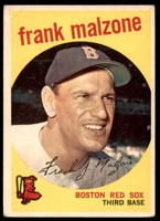 1959 Topps #220 Frank Malzone Very Good  ID: 199588