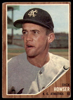 1962 Topps #13 Dick Howser Very Good 