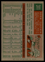 1959 Topps #311 Norm Zauchin Excellent+  ID: 161490
