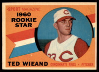 1960 Topps #146 Ted Wieand RS Excellent+ RC Rookie  ID: 196333