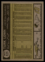 1961 Topps #424 Turk Lown Excellent+  ID: 168955