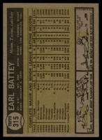 1961 Topps #315 Earl Battey Ex-Mint  ID: 155009