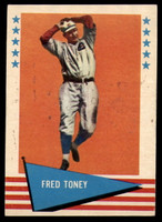 1961 Fleer #80 Fred Toney Ex-Mint  ID: 176027