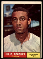 1961 Topps #329 Julio Becquer Ex-Mint  ID: 155116