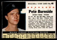 1961 Post Cereal #46 Pete Burnside Excellent  ID: 144648