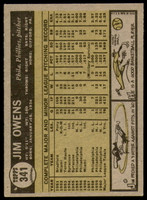 1961 Topps #341 Jim Owens Excellent+  ID: 191757