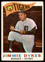 1960 Topps #214 Jimmie Dykes MG Very Good  ID: 196903