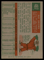 1959 Topps #487 Hal Brown EX Excellent  ID: 103719