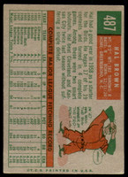 1959 Topps #487 Hal Brown Excellent  ID: 199722