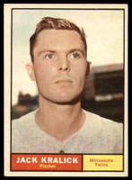 1961 Topps #36 Jack Kralick Excellent+ RC Rookie ID: 168783