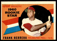 1960 Topps #130 Frank Herrera RS Excellent  ID: 196188