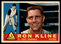 1960 Topps #197 Ron Kline Excellent 