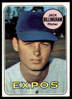 1969 Topps # 92 Jack Billingham Ex-Mint  ID: 180847