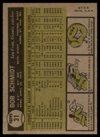 1961 Topps #31 Bob Schmidt Excellent+  ID: 139642