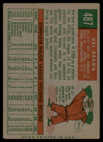 1959 Topps #487 Hal Brown EX Excellent  ID: 102525