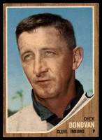 1962 Topps #15 Dick Donovan UER VG-EX  ID: 169345