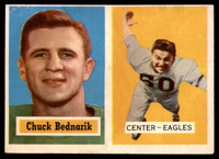 1957 Topps #49 Chuck Bednarik EX++  ID: 90700