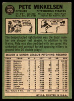 1967 Topps #425 Pete Mikkelsen Excellent  ID: 177290