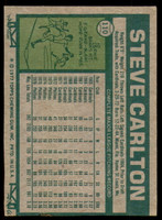 1977 Topps #110 Steve Carlton Very Good  ID: 186001