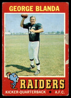 1971 Topps # 39 George Blanda Poor  ID: 151958