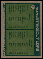 1977 Topps #   6 Nolan Ryan/Tom Seaver Strikeout Leaders NM+  ID: 89805