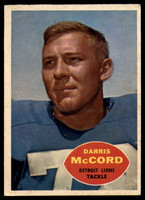 1960 Topps #45 Darris McCord Ex-Mint RC Rookie ID: 133529