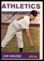 1964 Topps #334 Lew Krausse EX Excellent 