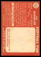 1958 Topps #132 Don Bosseler EX/NM RC Rookie ID: 81621