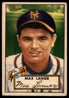 1952 Topps #101 Max Lanier VG  ID: 91398