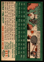 1954 Topps #112 Bill Renna NM RC Rookie ID: 55645