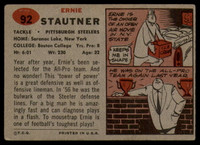 1957 Topps #92 Ernie Stautner DP EX