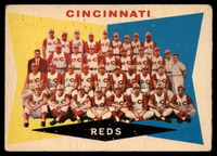 1960 Topps #164 Reds Team Checklist 89-176 Very Good Marked