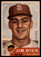 1953 Topps #177 Jim Dyck VG/EX RC Rookie