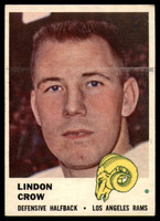 1961 Fleer #105 Lindon Crow Excellent  ID: 168156