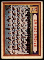 1957 Topps #204 Athletics Team EX/NM 