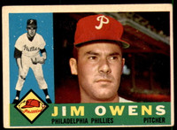 1960 Topps #185 Jim Owens Excellent  ID: 196575