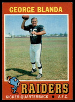 1971 Topps # 39 George Blanda EX/NM  ID: 85891