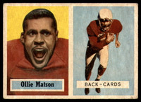1957 Topps #26 Ollie Matson EX ID: 78640