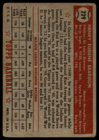 1952 Topps #229 Gene Bearden UER G 