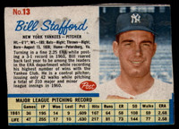 1962 Post Cereal #13 Bill Stafford VG-EX 