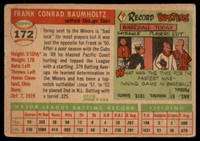 1955 Topps #172 Frank Baumholtz UER DP VG ID: 54307