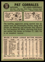 1967 Topps # 78 Pat Corrales Near Mint  ID: 157703