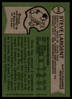 1978 Topps #443 Steve Largent EX/NM  ID: 95951