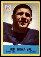 1967 Philadelphia #69 Tom Nowatzke Excellent+ RC Rookie